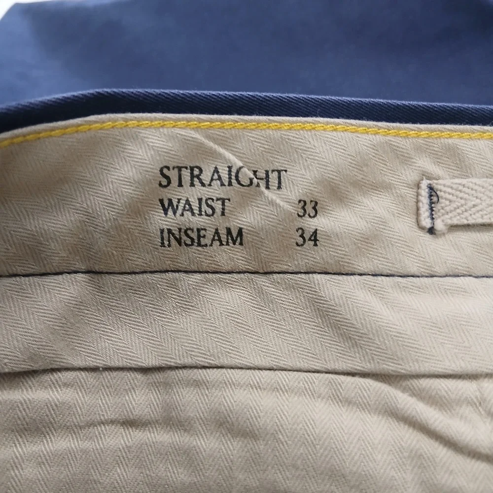 Banana Republic‎ Chino Pants Mens 36x30 Navy Blue Casual